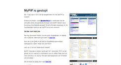 Desktop Screenshot of mypip.nl