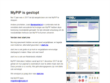 Tablet Screenshot of mypip.nl